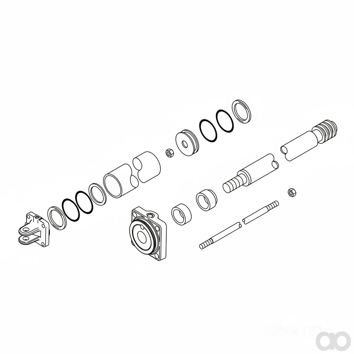 John Deere - AN237045 - Hydraulic Cylinder Repair Kit