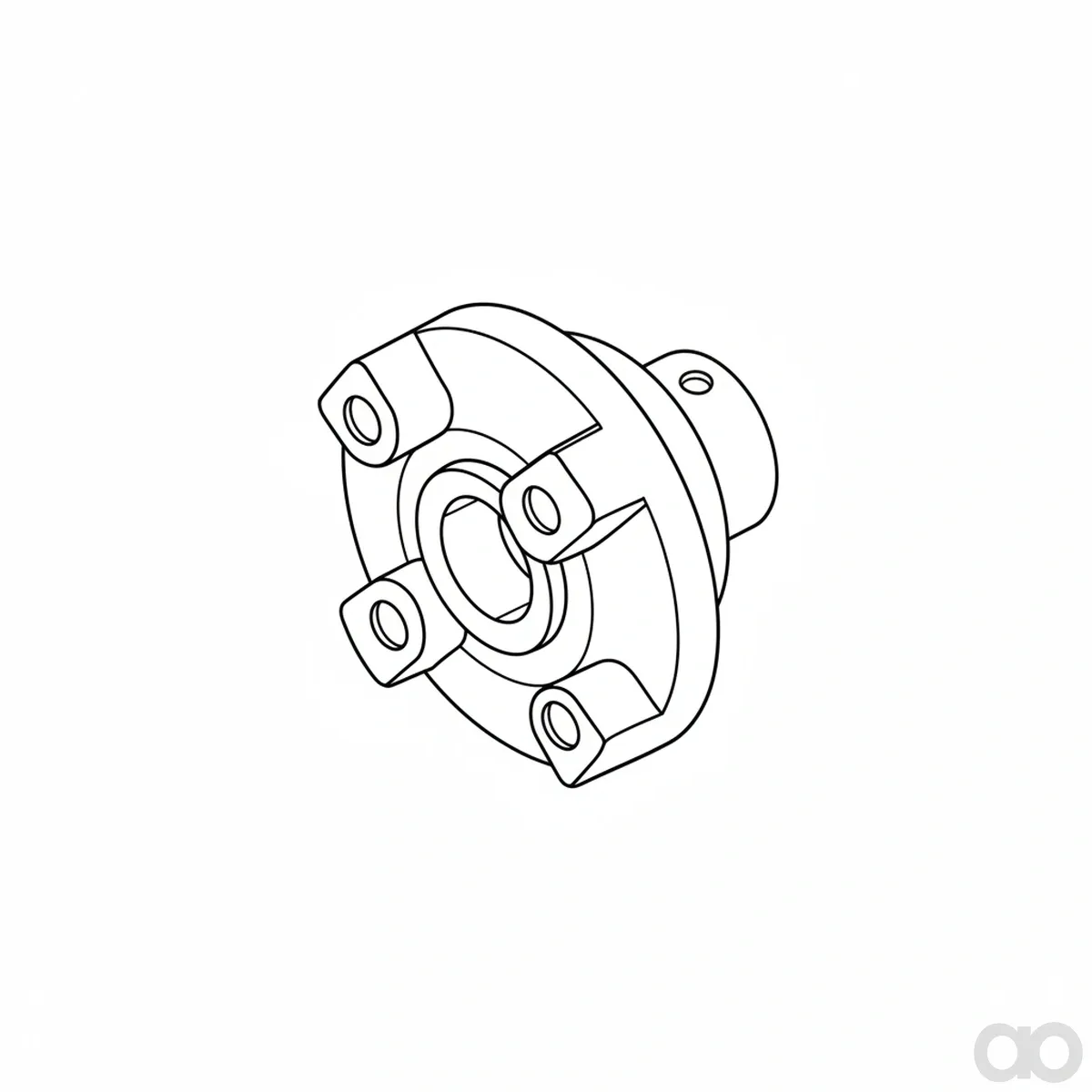 John Deere - AZ56298 - Bearing with Housing