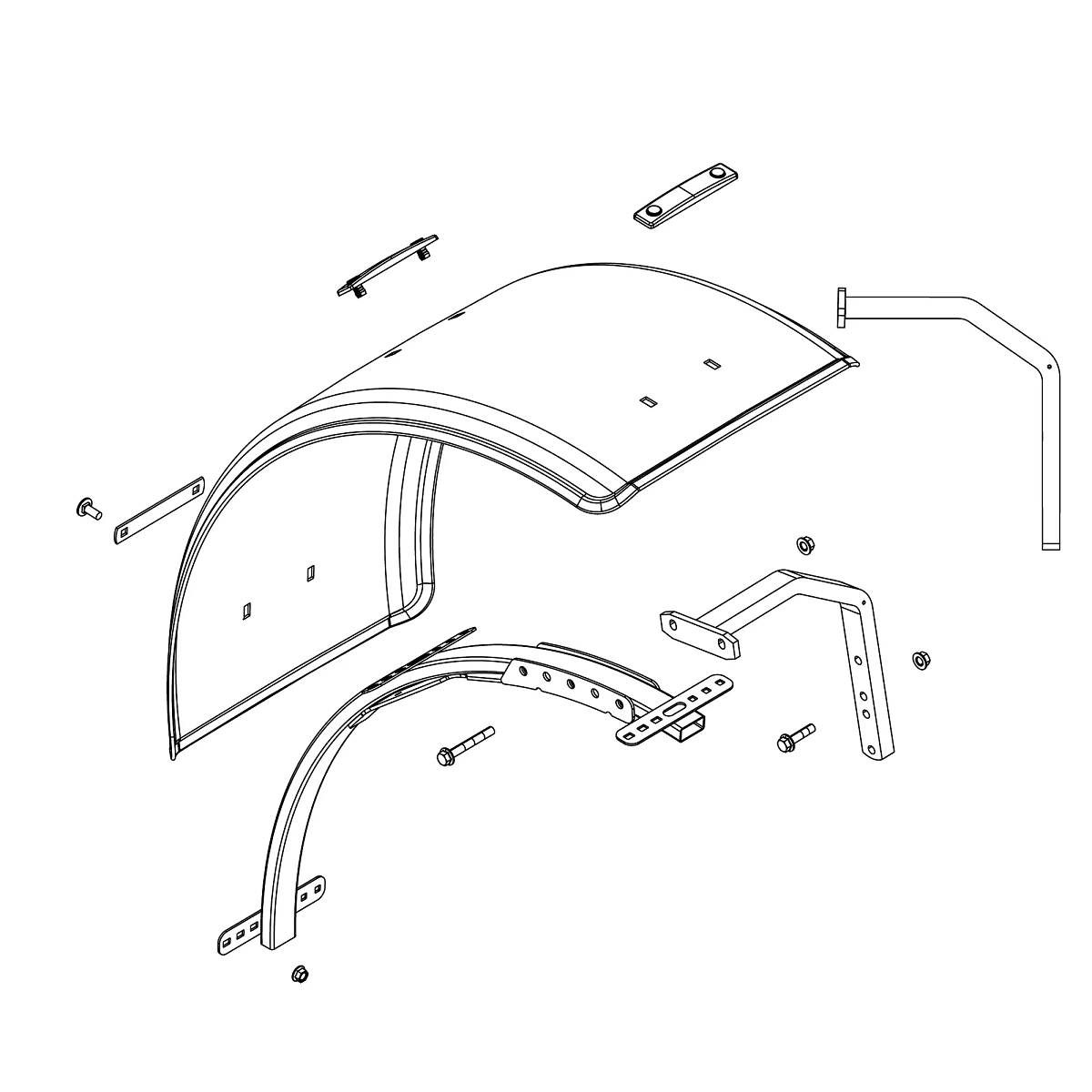 John Deere - BL16225 - Front Fender