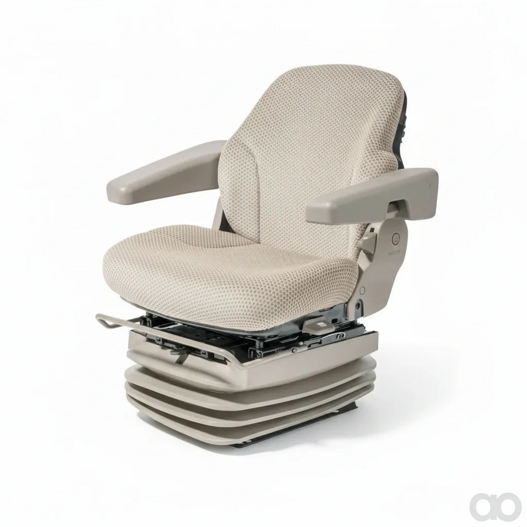 John Deere - BL16295 - Mechanical Suspended Seat, Brown Fabric