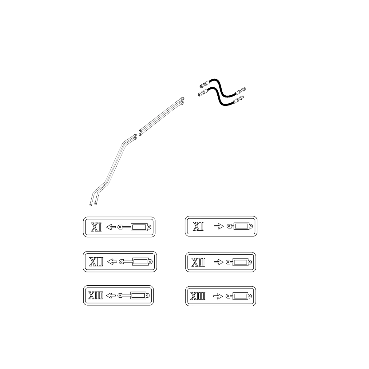 John Deere - BW16139 - Oil Tube and Hose Kit