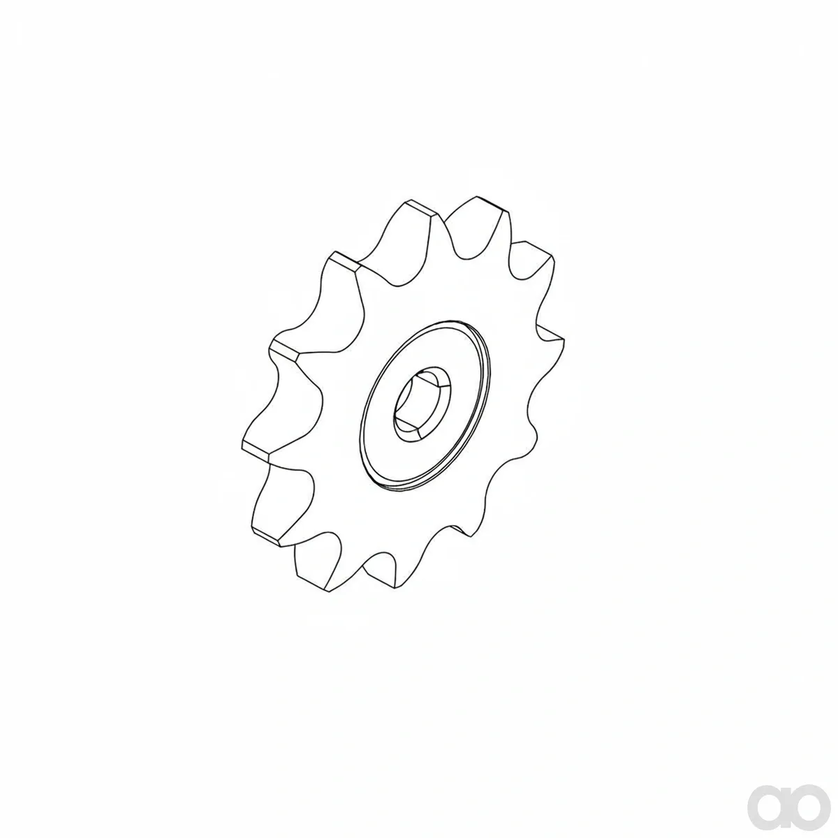 John Deere - DC211331 - Roll Drive Chain Sprocket