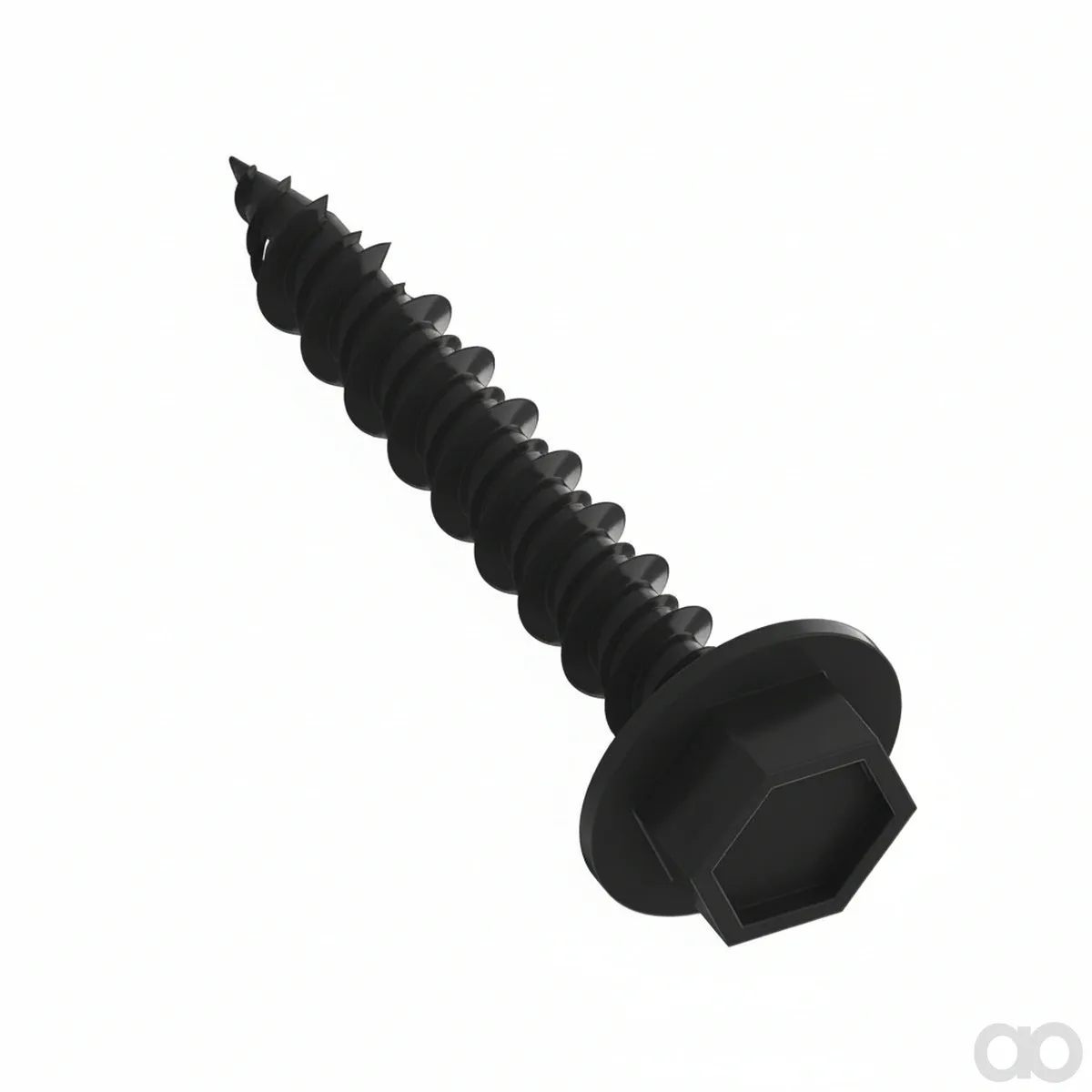 John Deere - GX24490 - Hexagonal Flange Head Self-Tapping Screw, 1/4" X 1.378"