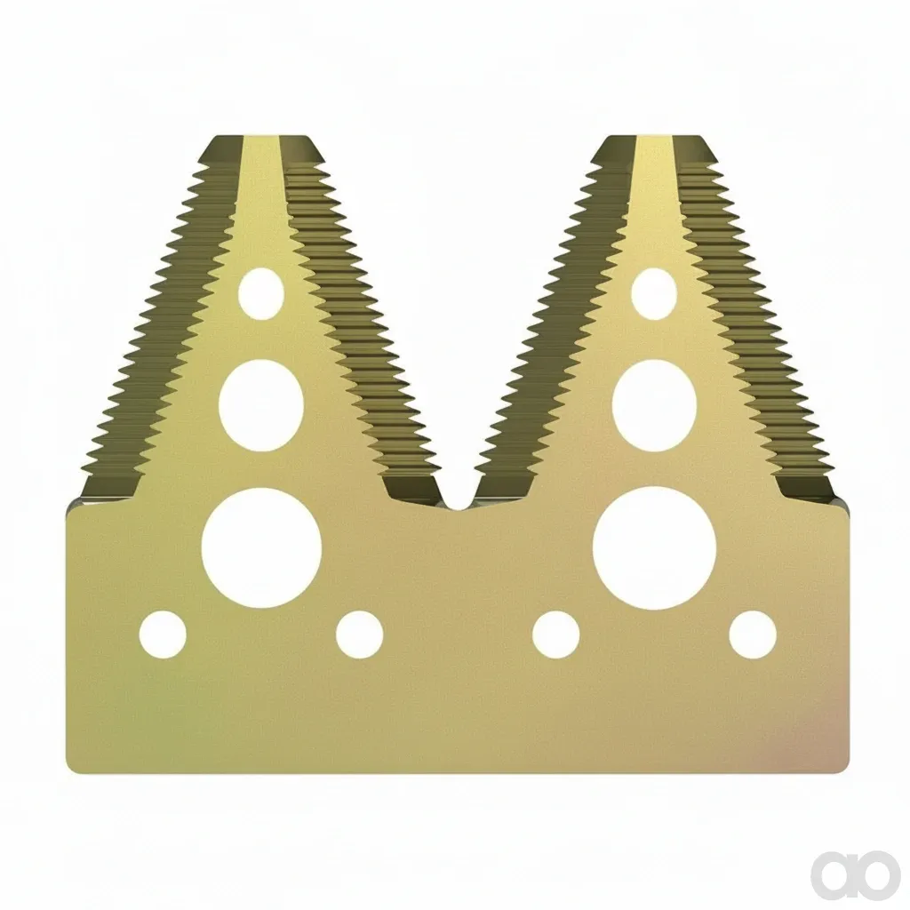 John Deere - H153329 - Fine Tooth Draper Platform Cutting System Standard Section (Pack of 25)