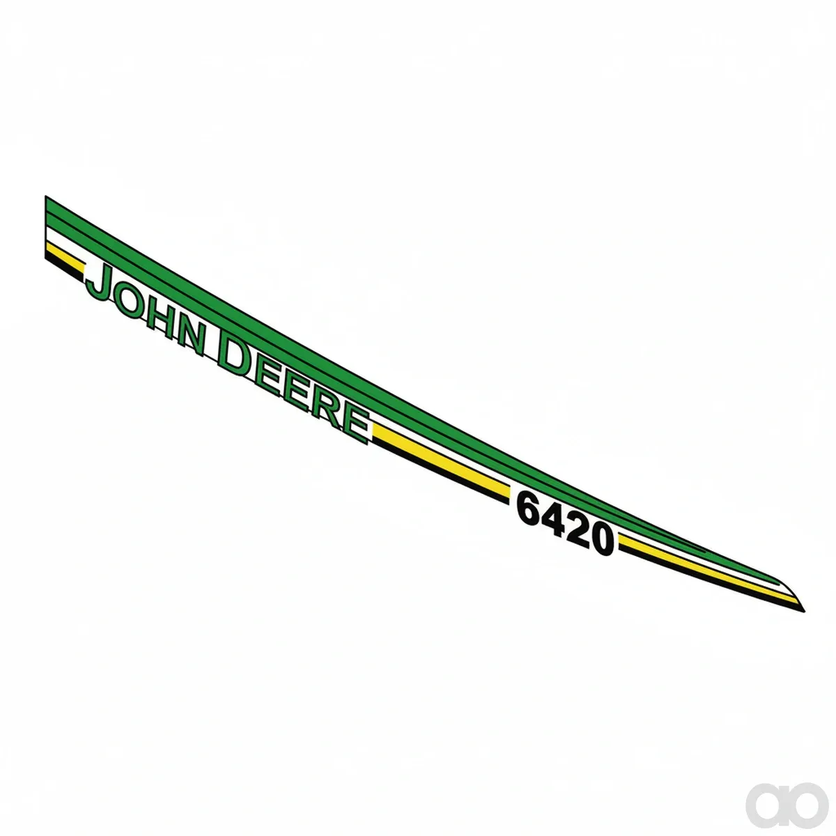 John Deere - L153875 - 6420 Model Label, Left Side