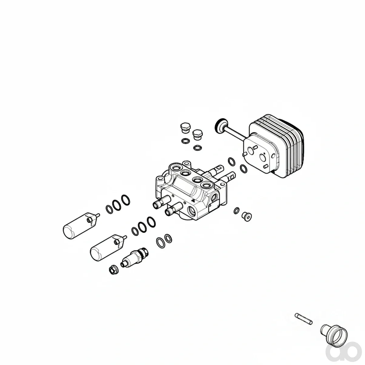 John Deere - LVA16974 - Manual Hydraulic Valve Spool Lock Kit