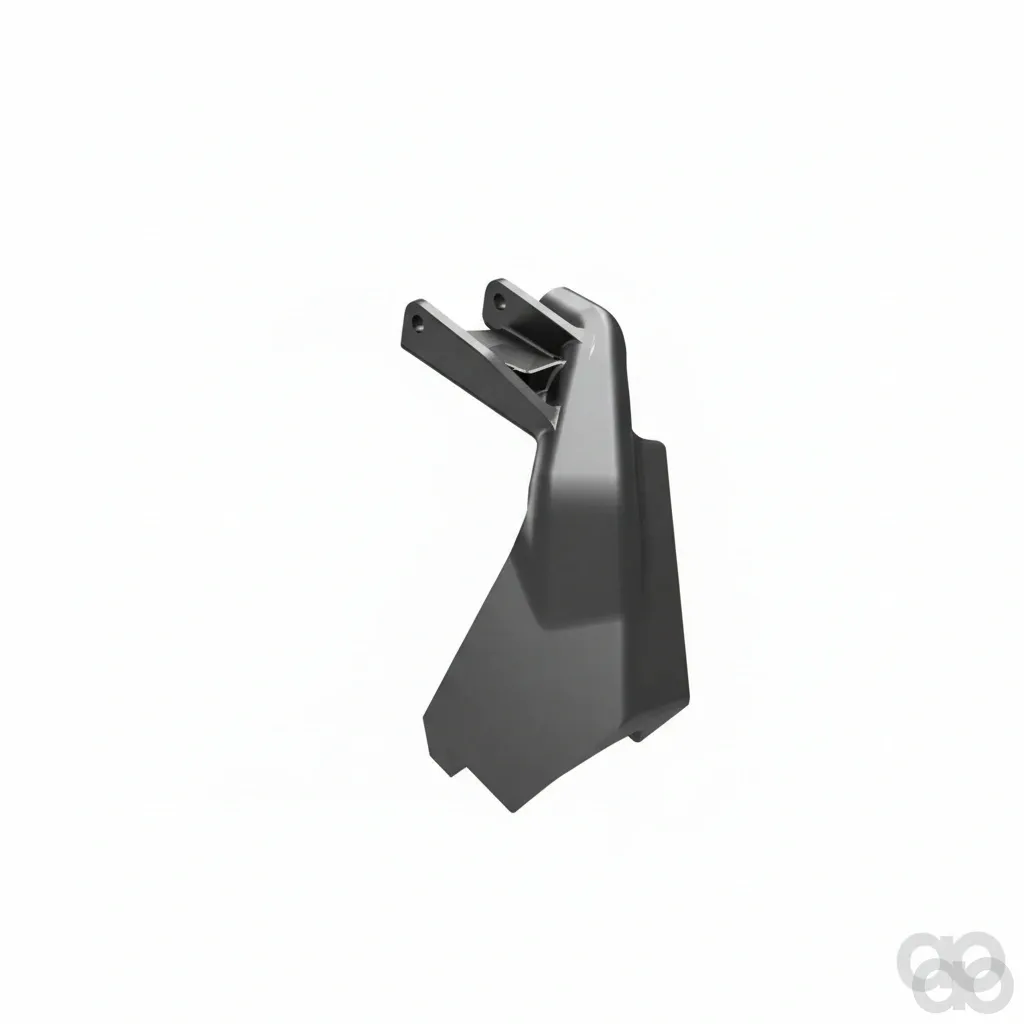 John Deere - N284045 - One Piece Seed Boot, Left Side
