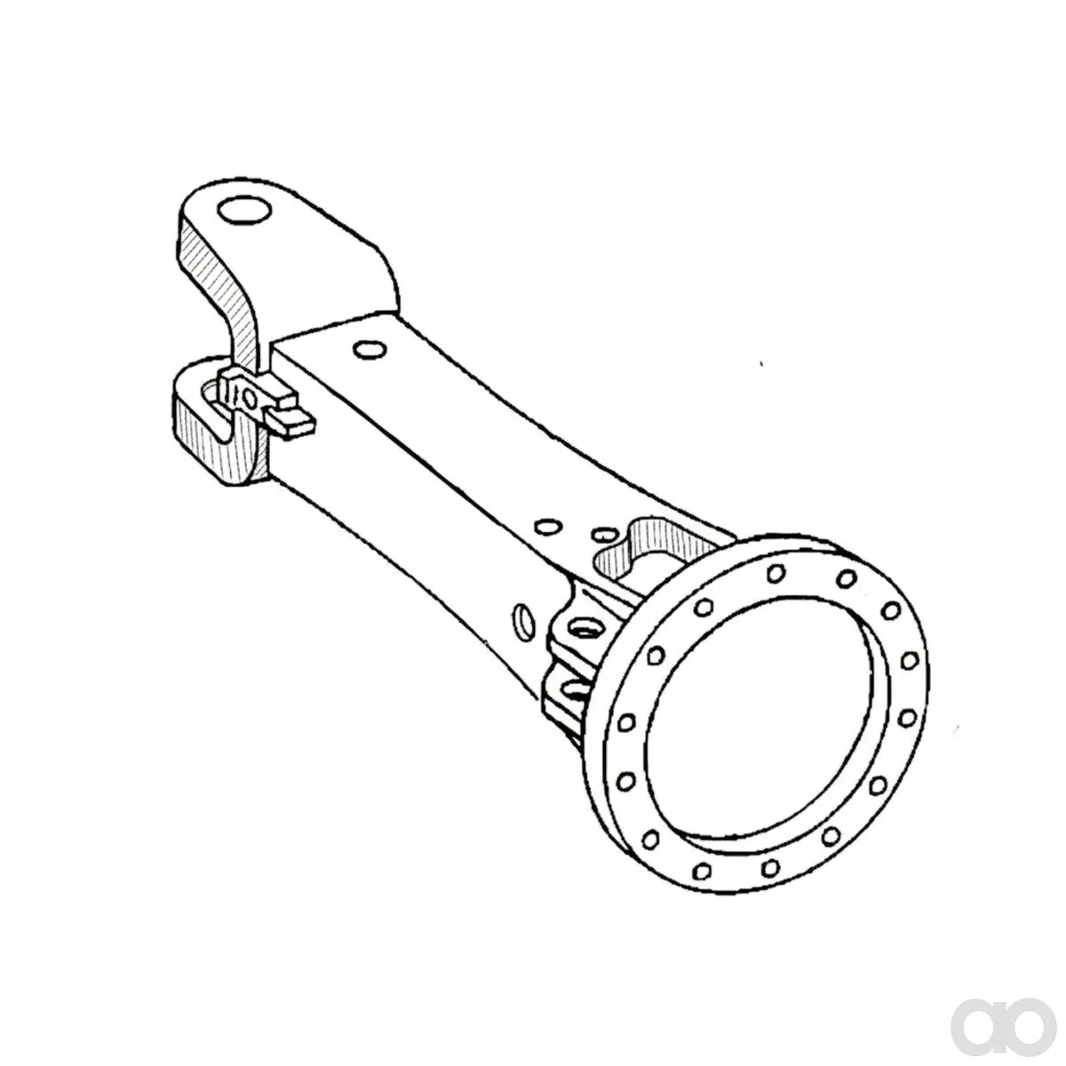 John Deere - R130549 - Right Side Hand Axle Housing