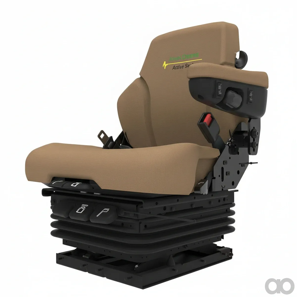 John Deere - RE183943 - Air Suspension Seat with Left Side Tilt-Up Armrest