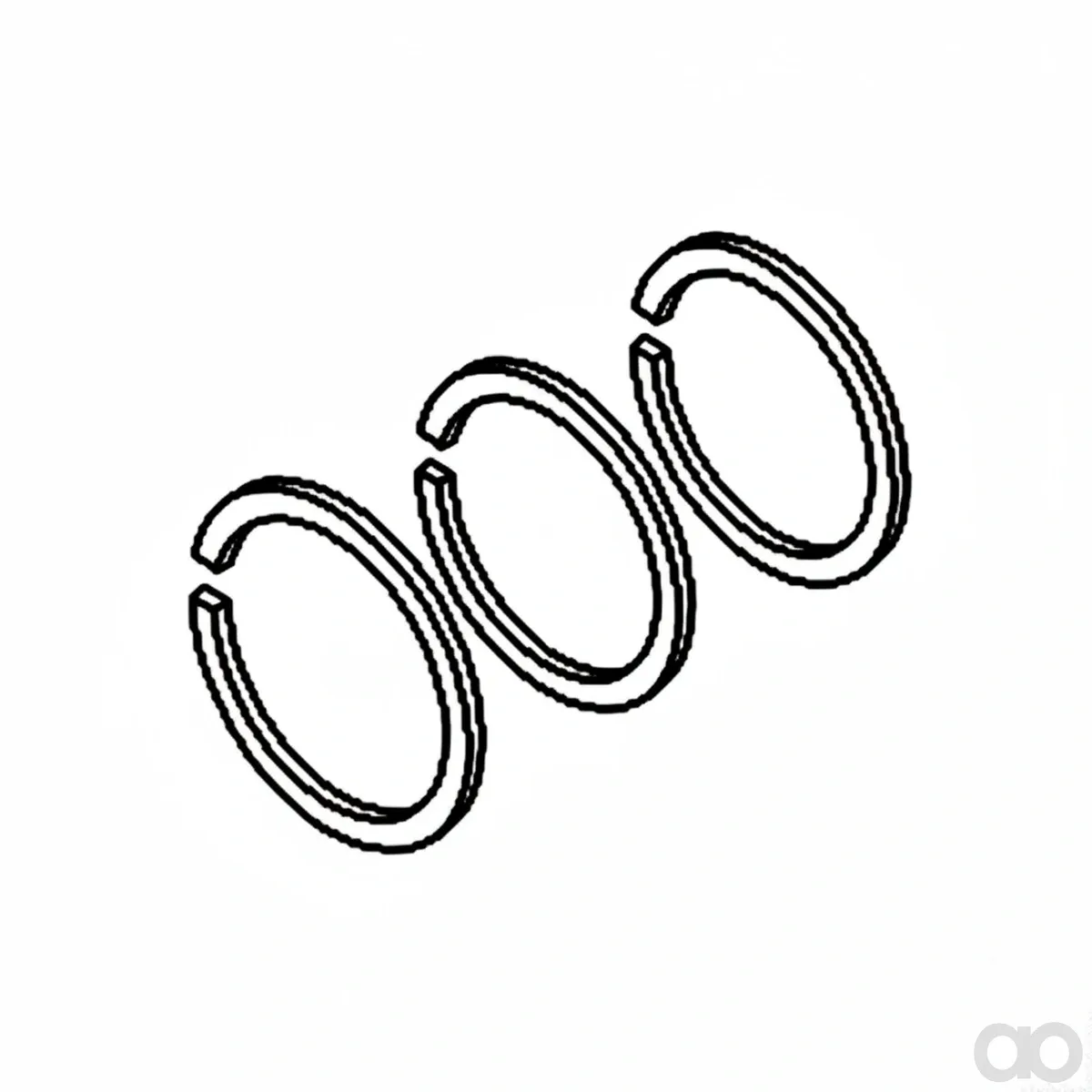 John Deere - RE196832 - Tie-Rod Snap Ring Kit