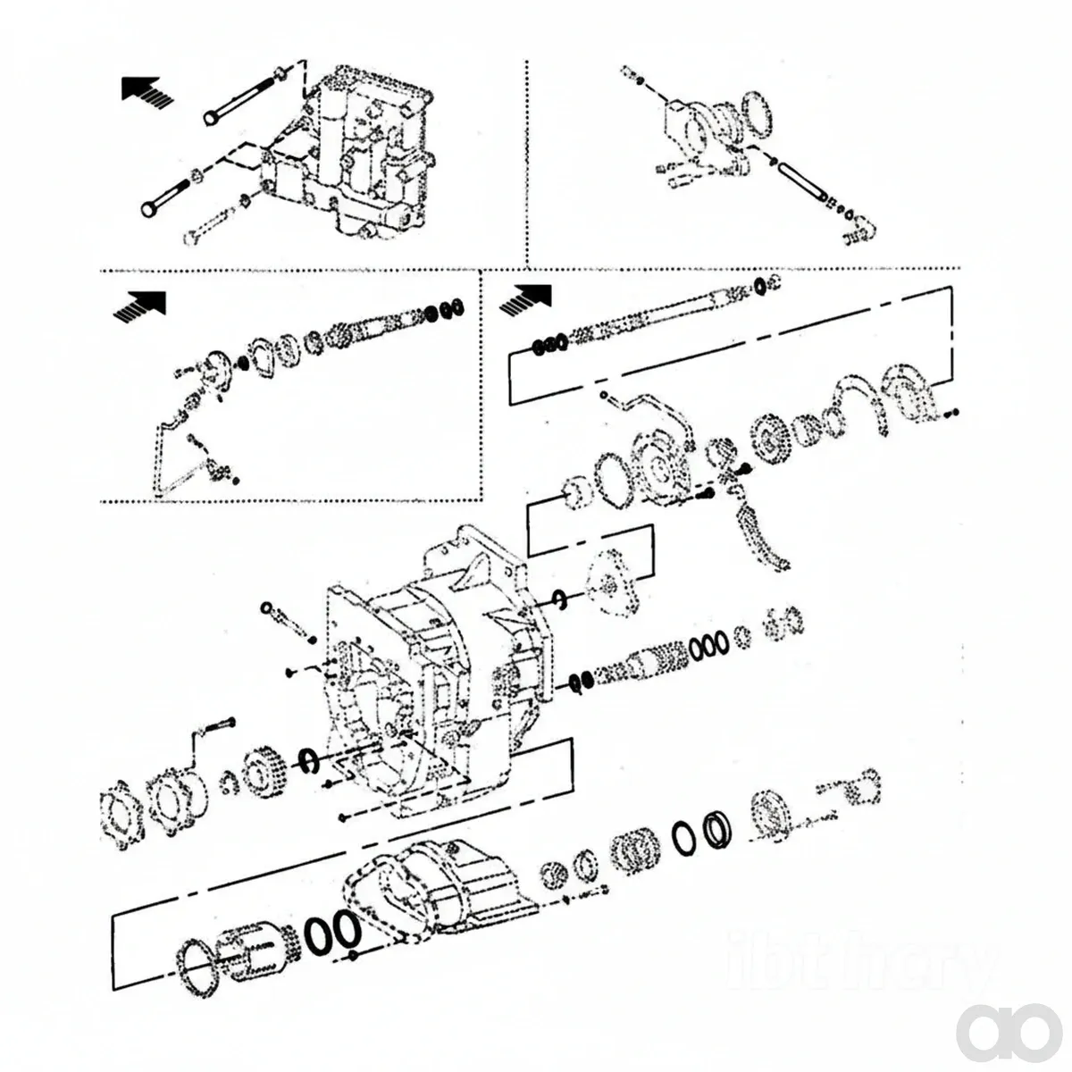 John Deere - RE234303 - PowrShift™ Transmission Gasket Kit
