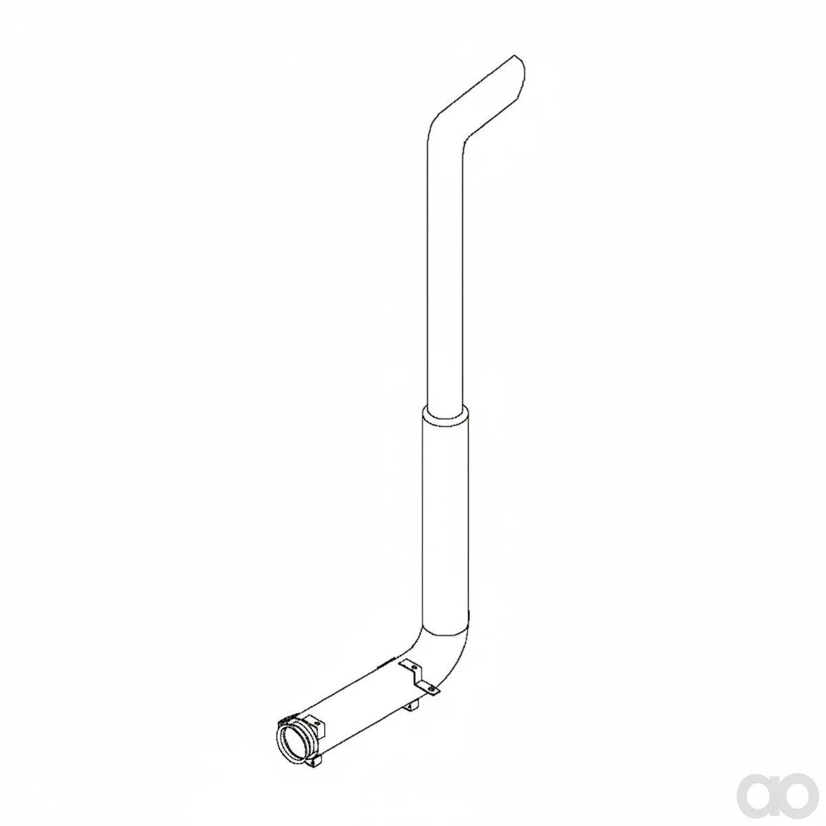 John Deere - RE34812 - Exhaust Pipe