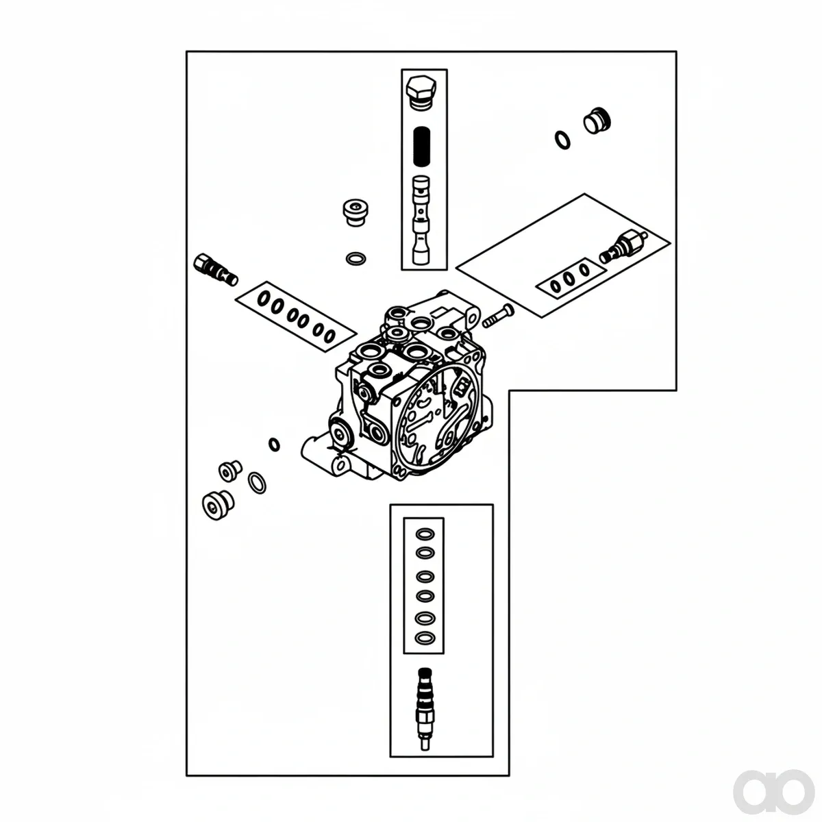 John Deere - RE583801 - ACS™ Steering Priority Valve