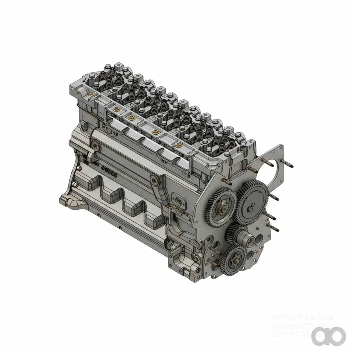 John Deere - SE500737 - REMAN Complete Block Assembly, 6.8 Liter
