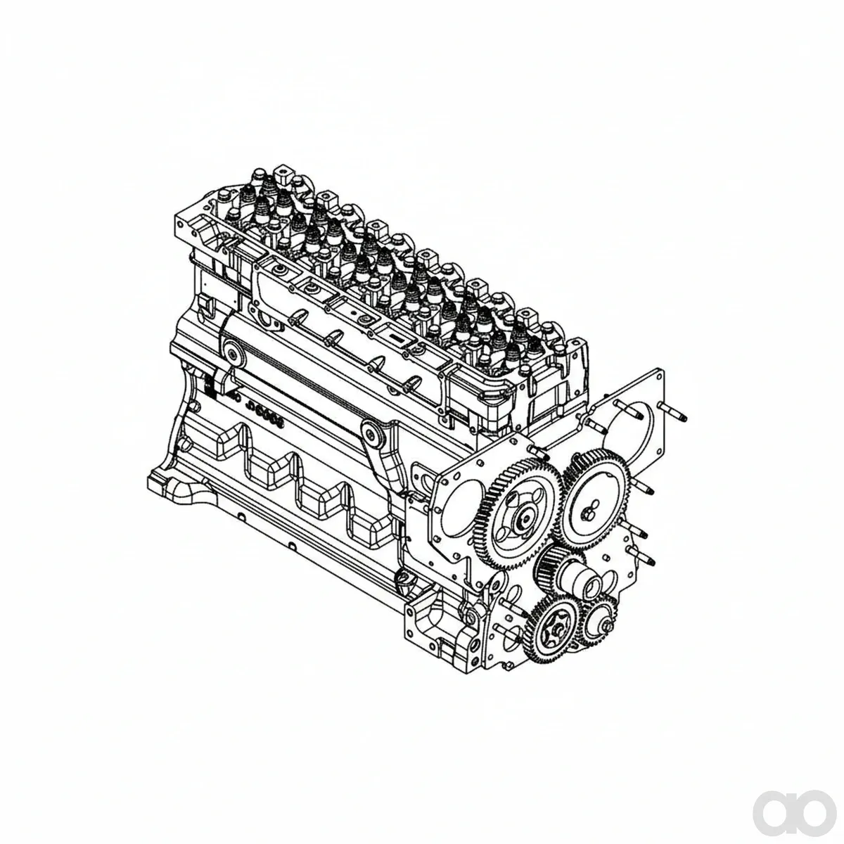 John Deere - SE501226 - REMAN Complete Block Assembly, 6.8 Liter, Tier 3