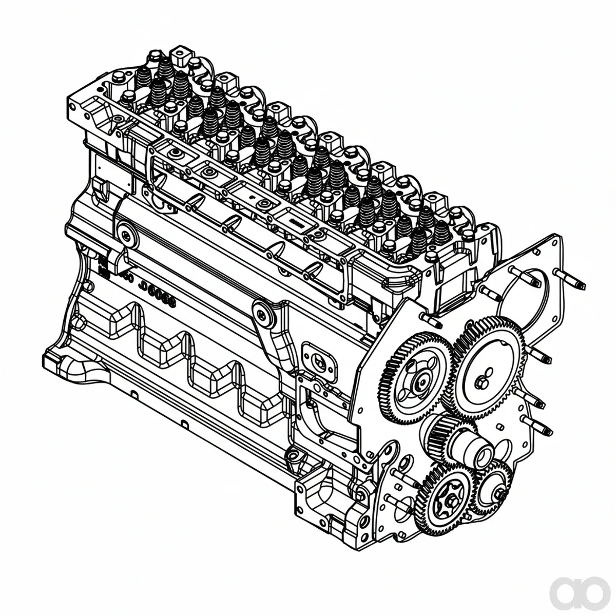 John Deere - SE502622 - REMAN Complete Block Assembly
