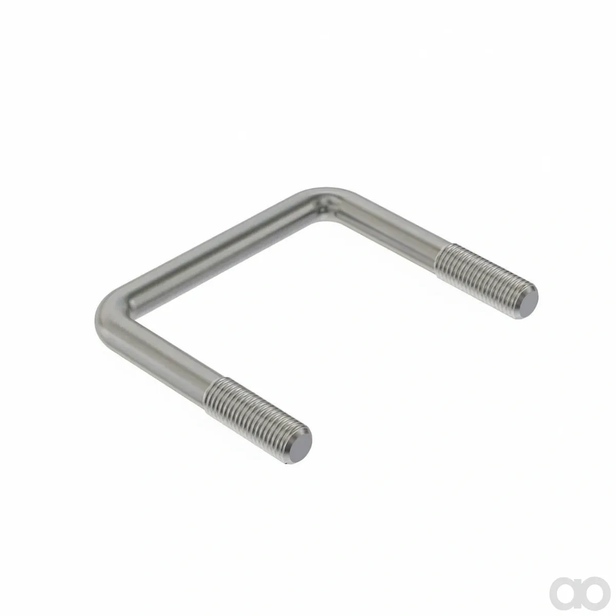 John Deere - WZ2092004 - Rectangular Shape U-Bolt, Stainless Steel, M8 X 70