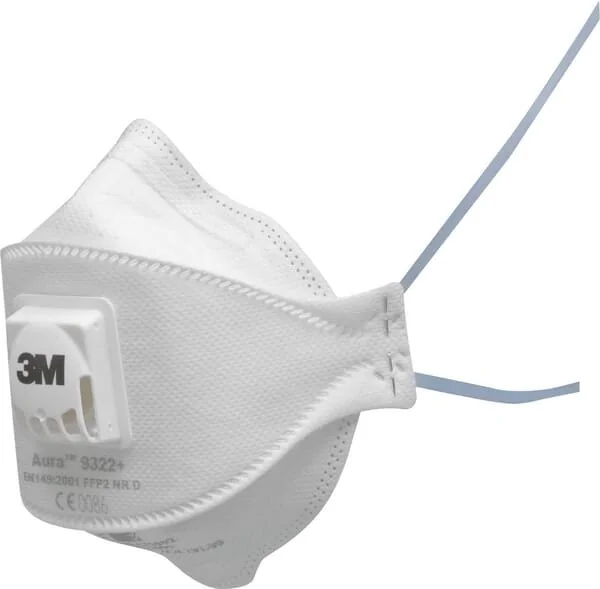 3M - 9322P010 - Dust Mask FFP2 Valved 9322+ 10pcs