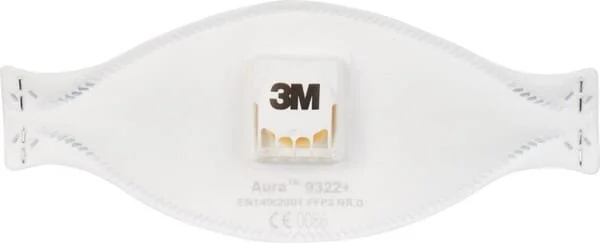 3M - 9322P010 - Dust Mask FFP2 Valved 9322+ 10pcs