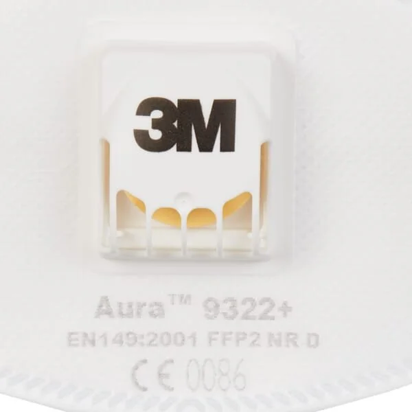 3M - 9322P010 - Dust Mask FFP2 Valved 9322+ 10pcs