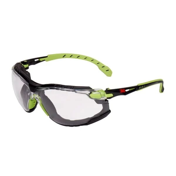 3M - S1201SGAFTSKT - Safety Glasses Solus™ 1000 Green/Black Clear Lens