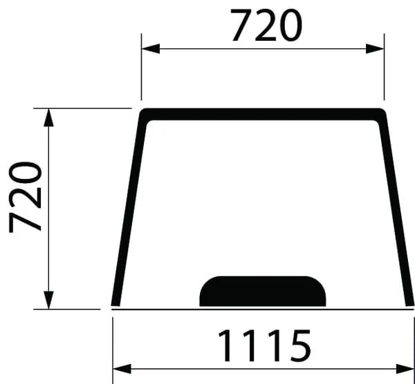 AGCO - 3556826M3 - Rear Window Upper
