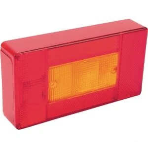 AJ BA - LA35204 - Light Lens, Amber/Red, Rectangular Rear/Right