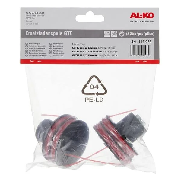 Al Ko - 112966VA - Spool With Line, GTE Models, Pack 2x