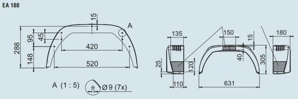 Al Ko - 1258622 - EA180 Mudguard