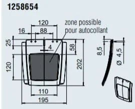 Al Ko - 1258654 - Spray Protection 220mm Black