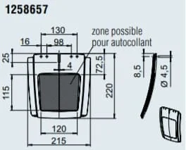 Al Ko - 1258657 - Spray Protection 240mm Black