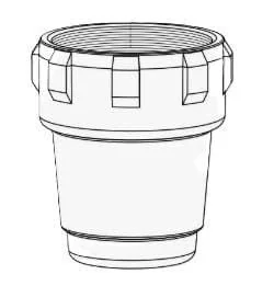 Arag - 3222A000020 - Cab Little Line Filter PA66SV
