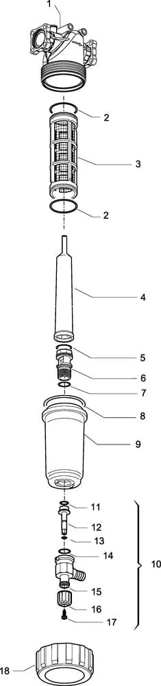 Arag - 32691135 - Pressure Filter Self-Cleaning