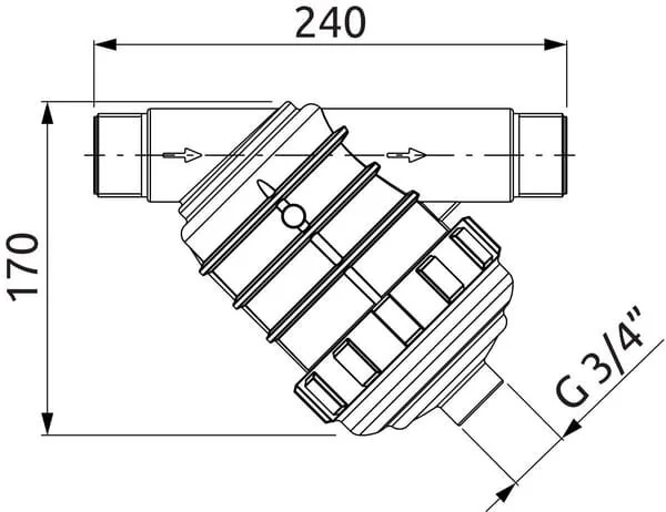 Arag - 327053AKB - Filter Complete 1/4 50 Mesh