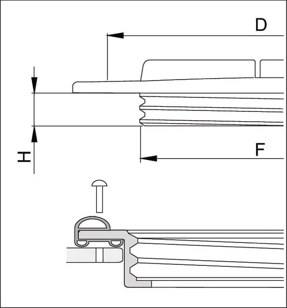 Arag - 3514180AKB - Tank Cap+Assembly Ring 620mm