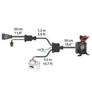 Arag - 4679002251 - Power Cable ISOBUS Implement Andmonitor Connection (UCS) 7M