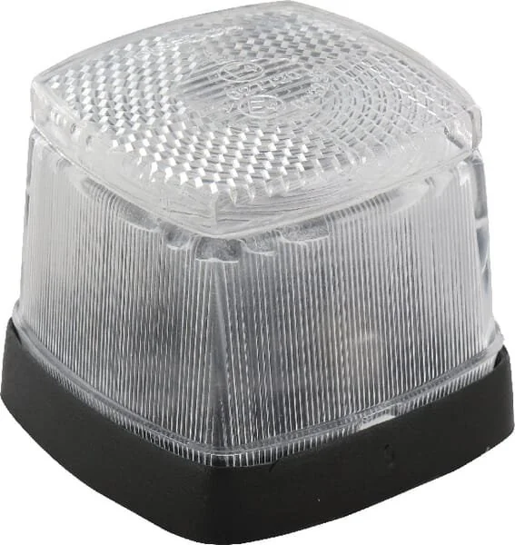 Aspöck - 215200017 - Marker Light Square, White, Bolt On