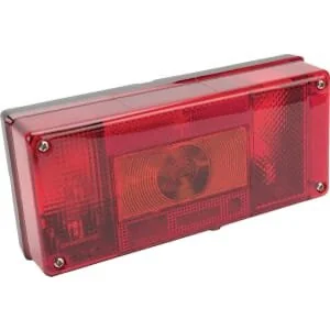 Aspöck - 246000007 - Rear Light Rectangular, Red/Amber, Bolt On, Midipoint