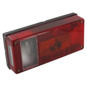 Aspöck - 246210007 - Rear Light Rectangular, Red/Amber, Bolt On, Midipoint