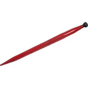 Battista Porteri - 519354582 - Loader Tine, Straight, Square Section 45x820mm, Pointed Tip With Mm Nut, Red