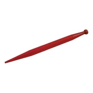 Battista Porteri - 519655082 - Loader Tine, Straight, Round Section 50x820mm, Pointed Tip With Mm Nut, Black