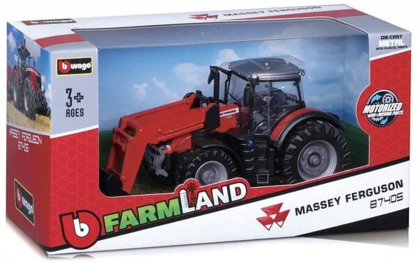 Bburago - 1831634 - Massey Ferguson 87405 2010 Front Loader A