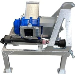 Bomik - PA11624030 - Rotary Lobe Pump A116-240S On Frame With Stone Catcher