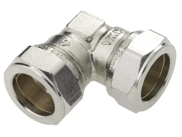 Bonfix - 82520AN - Compression Elbow 15x15mm Ni