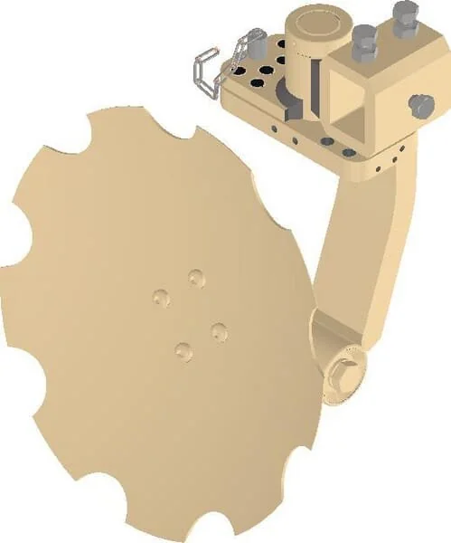 Braun - 40006444 - Disc Plough With Dual Angle Adjustment And LUV Bracket RH