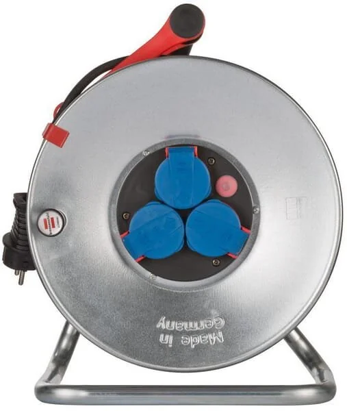 Brennenstuhl - 1198530 - Metal Cable Reel Metal 50 m