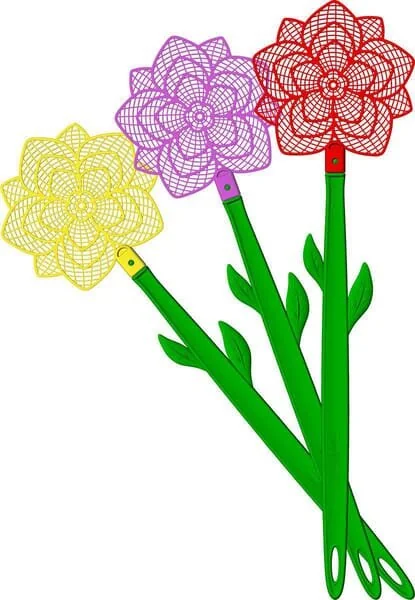 Bros - 15941562 - Flower Fly Swatter