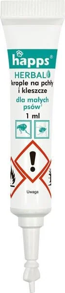 Bros - 15941612 - HAPPS Herbal - Insect Repellent Drops For Small Dogs, 5-10kg