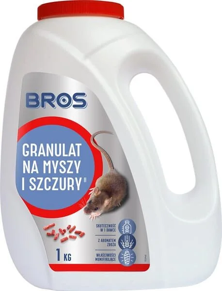 Bros - 15941770 - Granulate For Mice And Rats, 1kg