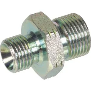 Burnett & Hillman - BM0604R - Adaptor Male/Male, 1/4 inches x 3/8 inches BSP With Orifice